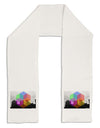 Chicago Abstract Adult Fleece 64&#x22; Scarf-TooLoud-White-One-Size-Adult-Davson Sales