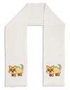 Cute Taco Dog Adult Fleece 64&#x22; Scarf-TooLoud-White-One-Size-Adult-Davson Sales