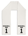 Basketball Mom Jersey Adult Fleece 64" Scarf-TooLoud-White-One-Size-Adult-Davson Sales