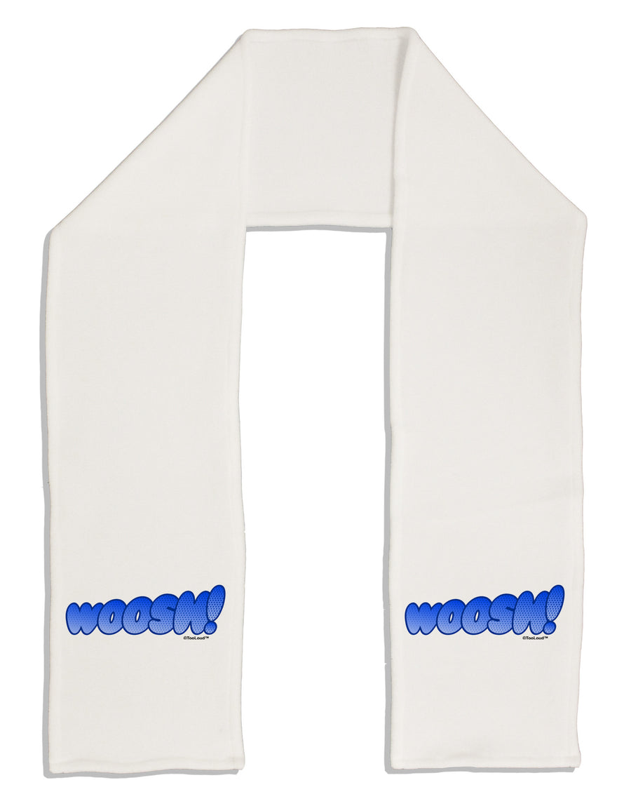 Onomatopoeia WOOSH Adult Fleece 64&#x22; Scarf-TooLoud-White-One-Size-Adult-Davson Sales