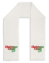 Christmas Cheer Color Adult Fleece 64&#x22; Scarf-TooLoud-White-One-Size-Adult-Davson Sales