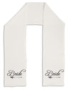 TooLoud Bride Adult Fleece 64 Inch Scarf-Scarves-TooLoud-White-One-Size-Adult-Davson Sales
