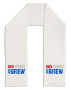 Red White and Brew Color Adult Fleece 64&#x22; Scarf by TooLoud-TooLoud-White-One-Size-Adult-Davson Sales