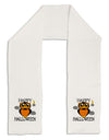 Owl Orange Text Adult Fleece 64&#x22; Scarf-TooLoud-White-One-Size-Adult-Davson Sales