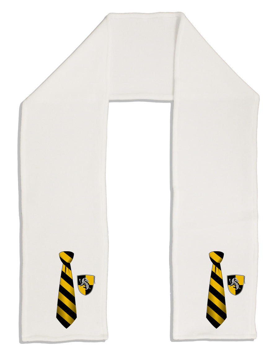 TooLoud Wizard Tie Yellow and Black Adult Fleece 64&#x22; Scarf-TooLoud-White-One-Size-Adult-Davson Sales