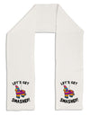 Let's Get Smashed Pinata Adult Fleece 64&#x22; Scarf-TooLoud-White-One-Size-Adult-Davson Sales