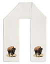 Strong Bison Cutout Adult Fleece 64&#x22; Scarf-TooLoud-White-One-Size-Adult-Davson Sales