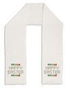 Happy Easter Eggs Adult Fleece 64&#x22; Scarf-TooLoud-White-One-Size-Adult-Davson Sales