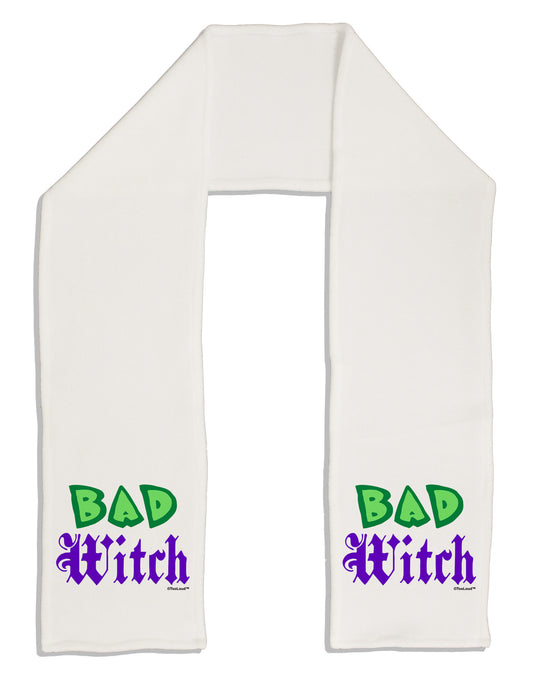 Bad Witch Color Green Adult Fleece 64&#x22; Scarf-TooLoud-White-One-Size-Adult-Davson Sales