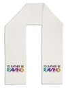 I'd Rather Be Raving Adult Fleece 64&#x22; Scarf-TooLoud-White-One-Size-Adult-Davson Sales