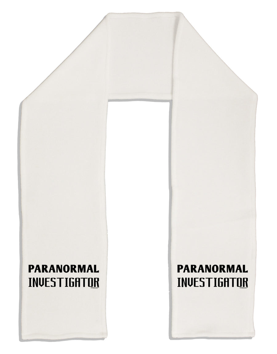 Paranormal Investigator Adult Fleece 64&#x22; Scarf-TooLoud-White-One-Size-Adult-Davson Sales