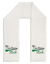 Drive Stick Green Adult Fleece 64&#x22; Scarf-TooLoud-White-One-Size-Adult-Davson Sales