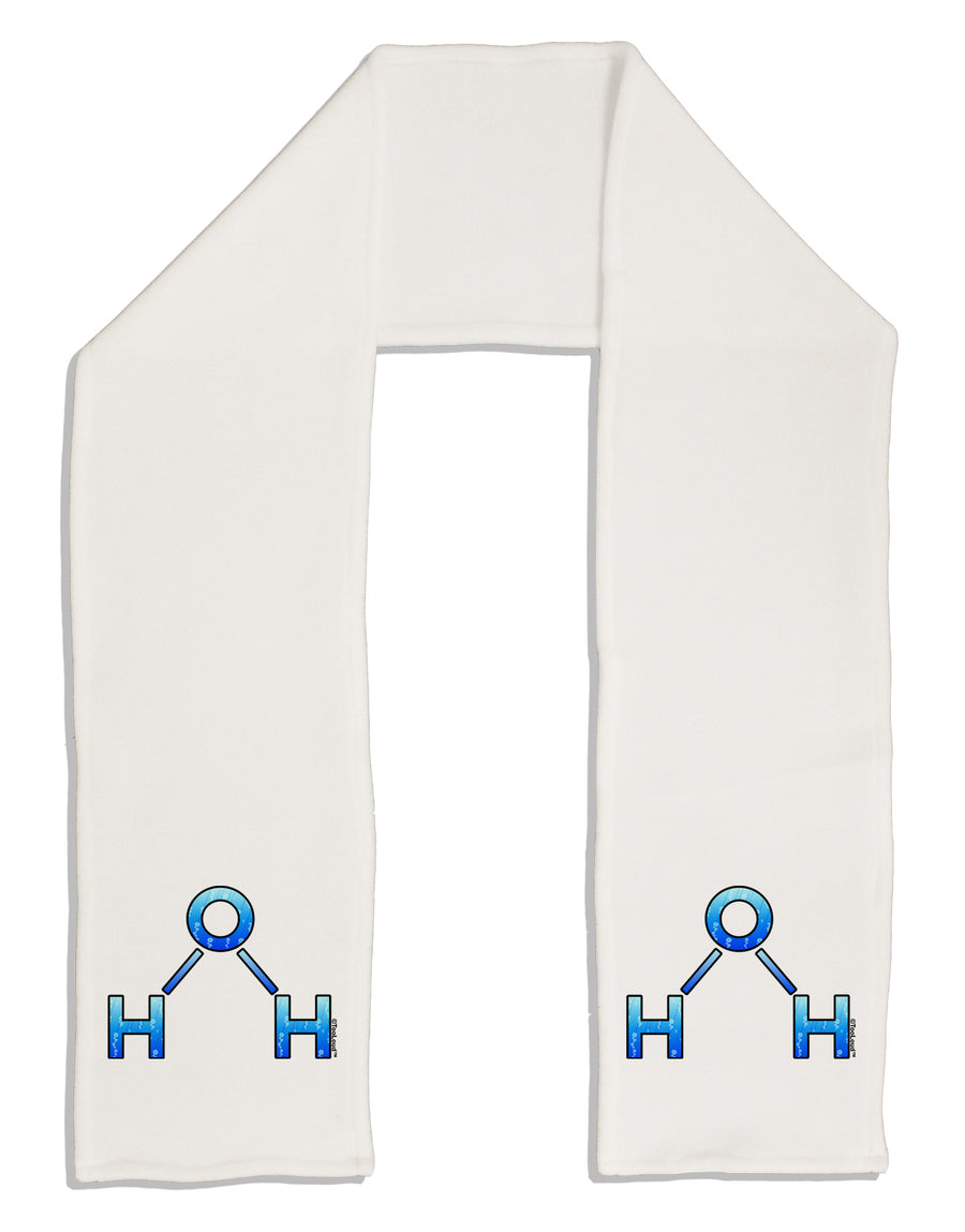 Water Molecule Adult Fleece 64&#x22; Scarf by TooLoud-TooLoud-White-One-Size-Adult-Davson Sales