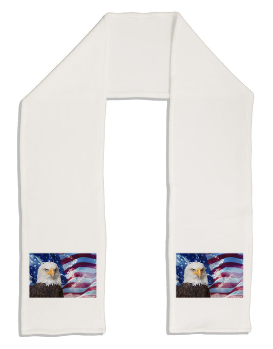 All American Eagle Adult Fleece 64" Scarf-TooLoud-White-One-Size-Adult-Davson Sales