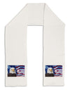 All American Eagle Adult Fleece 64" Scarf-TooLoud-White-One-Size-Adult-Davson Sales