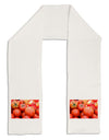 Buy Local Produce Tomatoes Adult Fleece 64&#x22; Scarf-TooLoud-White-One-Size-Adult-Davson Sales