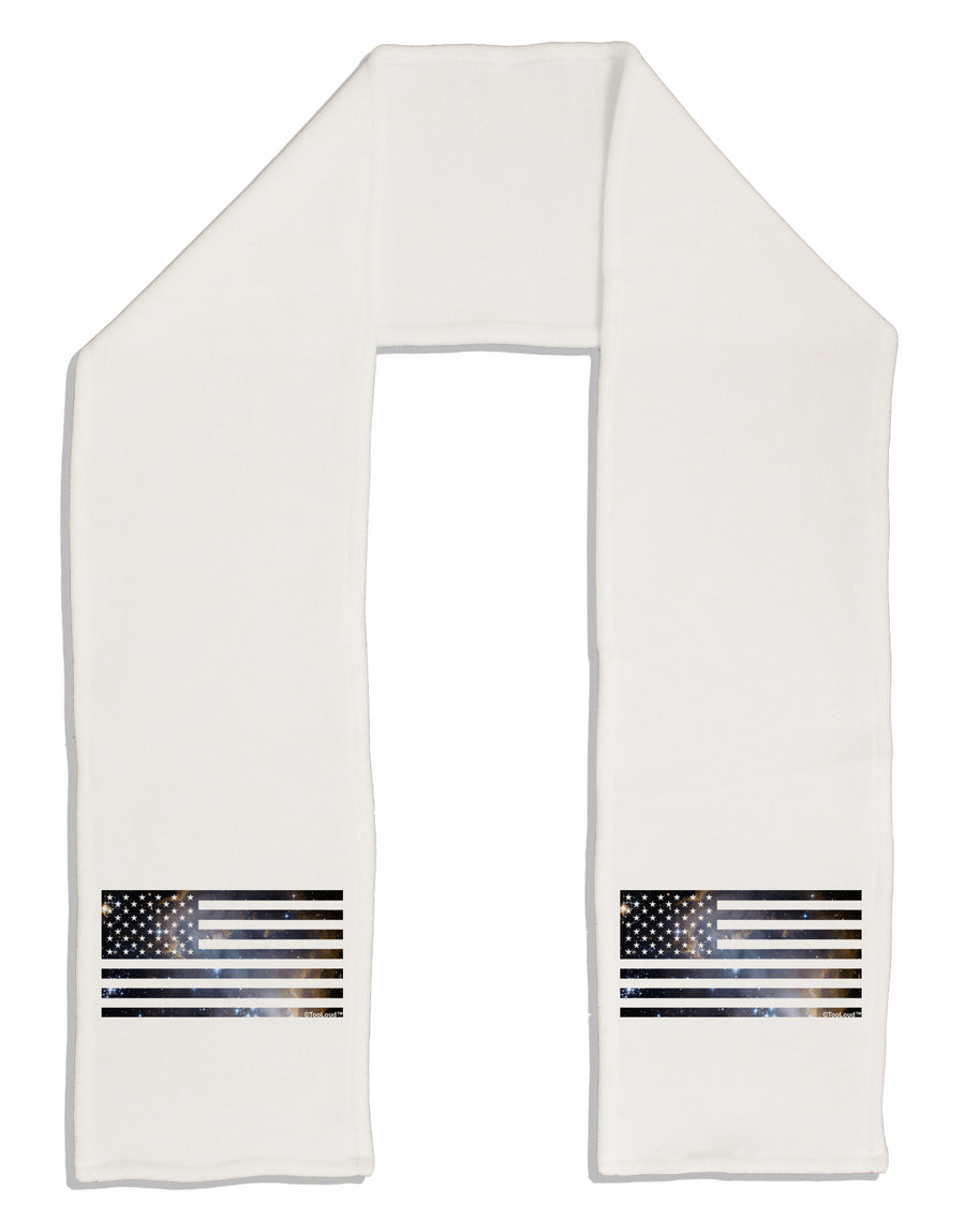 American Flag Galaxy Adult Fleece 64&#x22; Scarf by TooLoud-TooLoud-White-One-Size-Adult-Davson Sales