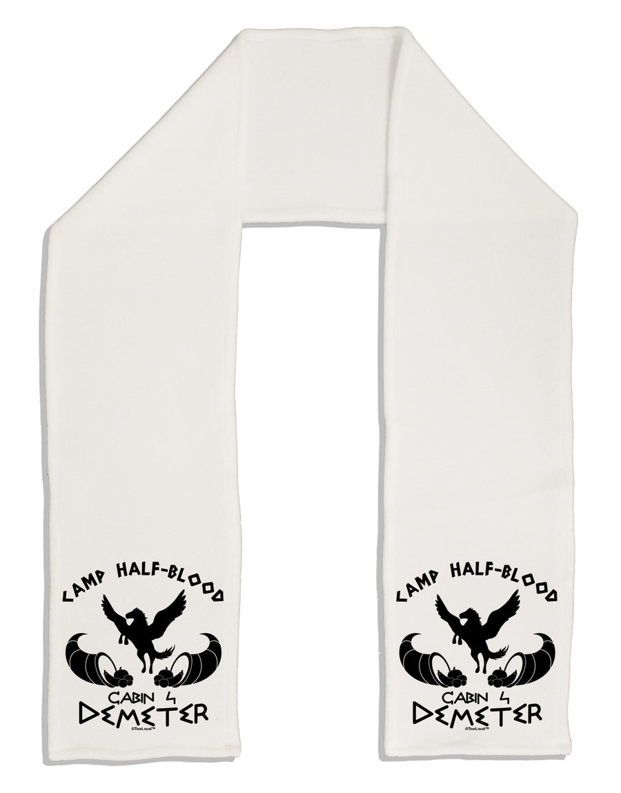 Cabin 4 Demeter Camp Half Blood Adult Fleece 64&#x22; Scarf-TooLoud-White-One-Size-Adult-Davson Sales