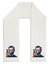 Abraham Drinkoln Adult Fleece 64&#x22; Scarf-TooLoud-White-One-Size-Adult-Davson Sales