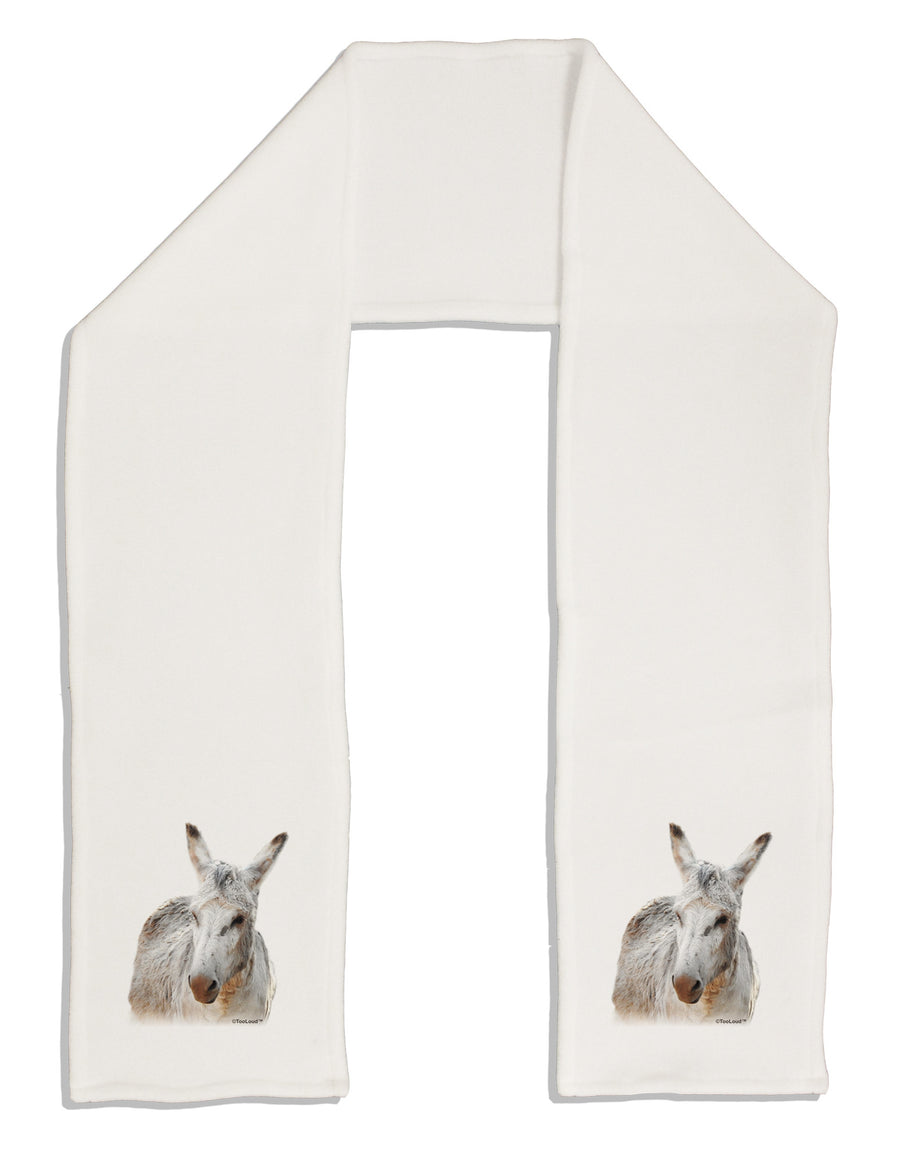 Burro Cutout Adult Fleece 64&#x22; Scarf-TooLoud-White-One-Size-Adult-Davson Sales