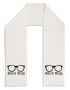 Nerd Mom - Glasses Adult Fleece 64&#x22; Scarf by TooLoud-TooLoud-White-One-Size-Adult-Davson Sales