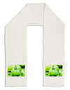 Watercolor Green Tomatoes Adult Fleece 64&#x22; Scarf-TooLoud-White-One-Size-Adult-Davson Sales