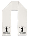 Don't Mess With The Princess Adult Fleece 64" Scarf-TooLoud-White-One-Size-Adult-Davson Sales
