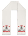 Nurse - Don't Mess With Me Adult Fleece 64" Scarf-TooLoud-White-One-Size-Adult-Davson Sales