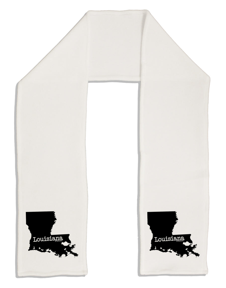 Louisiana - United States Shape Adult Fleece 64&#x22; Scarf by TooLoud-TooLoud-White-One-Size-Adult-Davson Sales