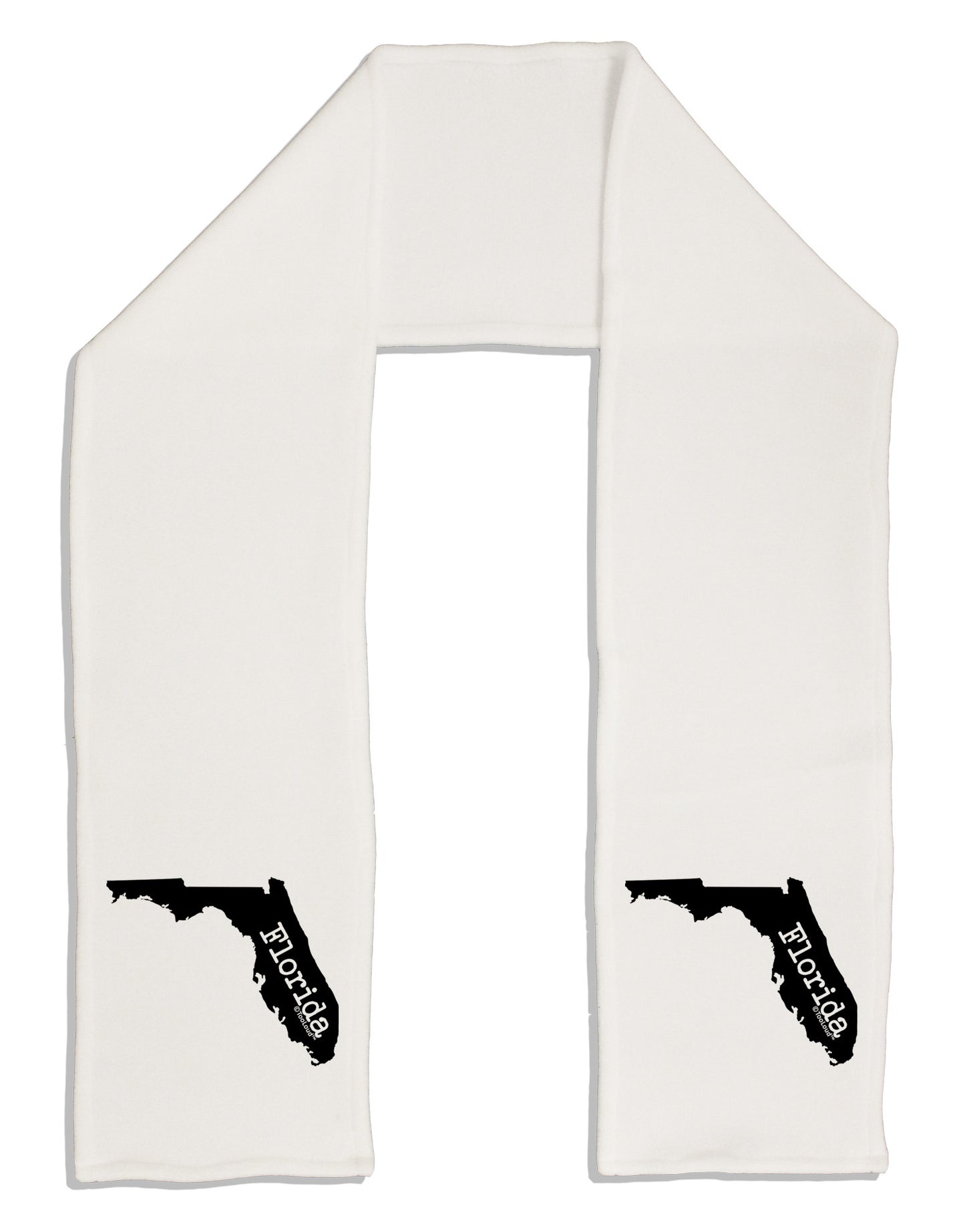 Florida - United States Shape Adult Fleece 64&#x22; Scarf by TooLoud-TooLoud-White-One-Size-Adult-Davson Sales