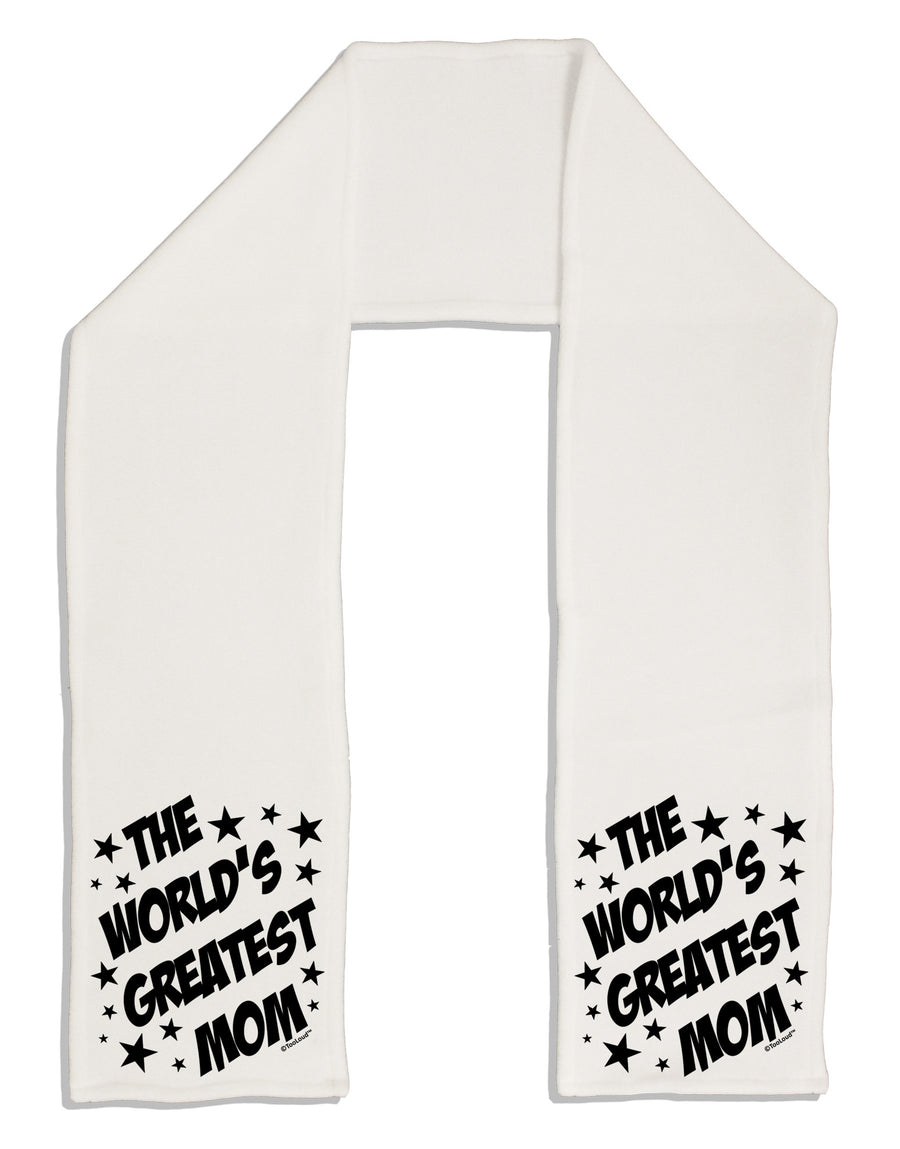 The World's Greatest Mom - Superhero Style Adult Fleece 64&#x22; Scarf by TooLoud-TooLoud-White-One-Size-Adult-Davson Sales