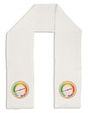 Naughty or Nice Meter Nice Adult Fleece 64&#x22; Scarf-TooLoud-White-One-Size-Adult-Davson Sales