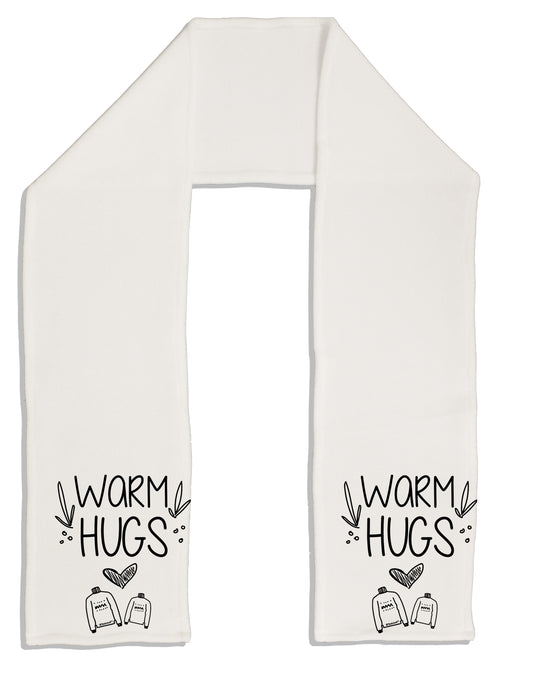 Warm Hugs Adult Fleece 64 Inch Scarf-Scarves-TooLoud-White-One-Size-Adult-Davson Sales