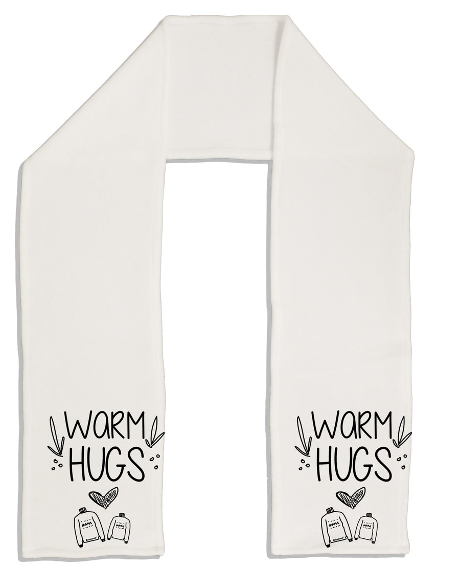 Warm Hugs Adult Fleece 64 Inch Scarf-Scarves-TooLoud-White-One-Size-Adult-Davson Sales