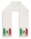 Mexican Flag Levels - Cinco De Mayo Text Adult Fleece 64" Scarf-TooLoud-White-One-Size-Adult-Davson Sales