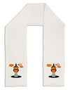 Owl Orange Adult Fleece 64&#x22; Scarf-TooLoud-White-One-Size-Adult-Davson Sales