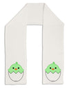 Cute Hatching Chick - Green Adult Fleece 64&#x22; Scarf by TooLoud-TooLoud-White-One-Size-Adult-Davson Sales