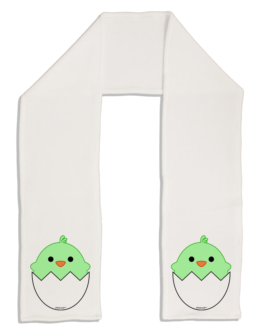 Cute Hatching Chick - Green Adult Fleece 64&#x22; Scarf by TooLoud-TooLoud-White-One-Size-Adult-Davson Sales