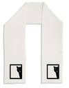 Cat Peeking Adult Fleece 64&#x22; Scarf by TooLoud-TooLoud-White-One-Size-Adult-Davson Sales