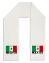 Mexico Flag Adult Fleece 64&#x22; Scarf-TooLoud-White-One-Size-Adult-Davson Sales