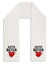 Love Bites Adult Fleece 64&#x22; Scarf-TooLoud-White-One-Size-Adult-Davson Sales