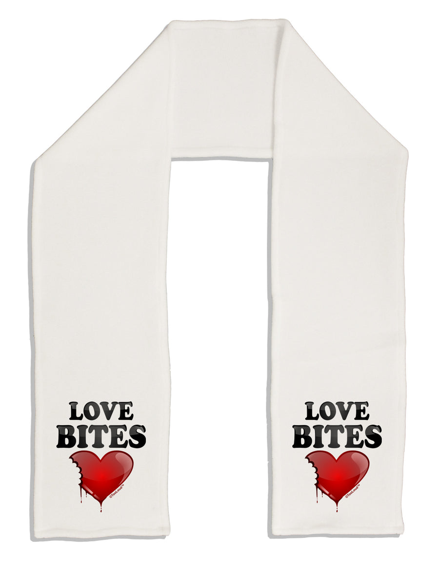 Love Bites Adult Fleece 64&#x22; Scarf-TooLoud-White-One-Size-Adult-Davson Sales