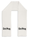 Dad Swag Text Adult Fleece 64&#x22; Scarf by TooLoud-TooLoud-White-One-Size-Adult-Davson Sales