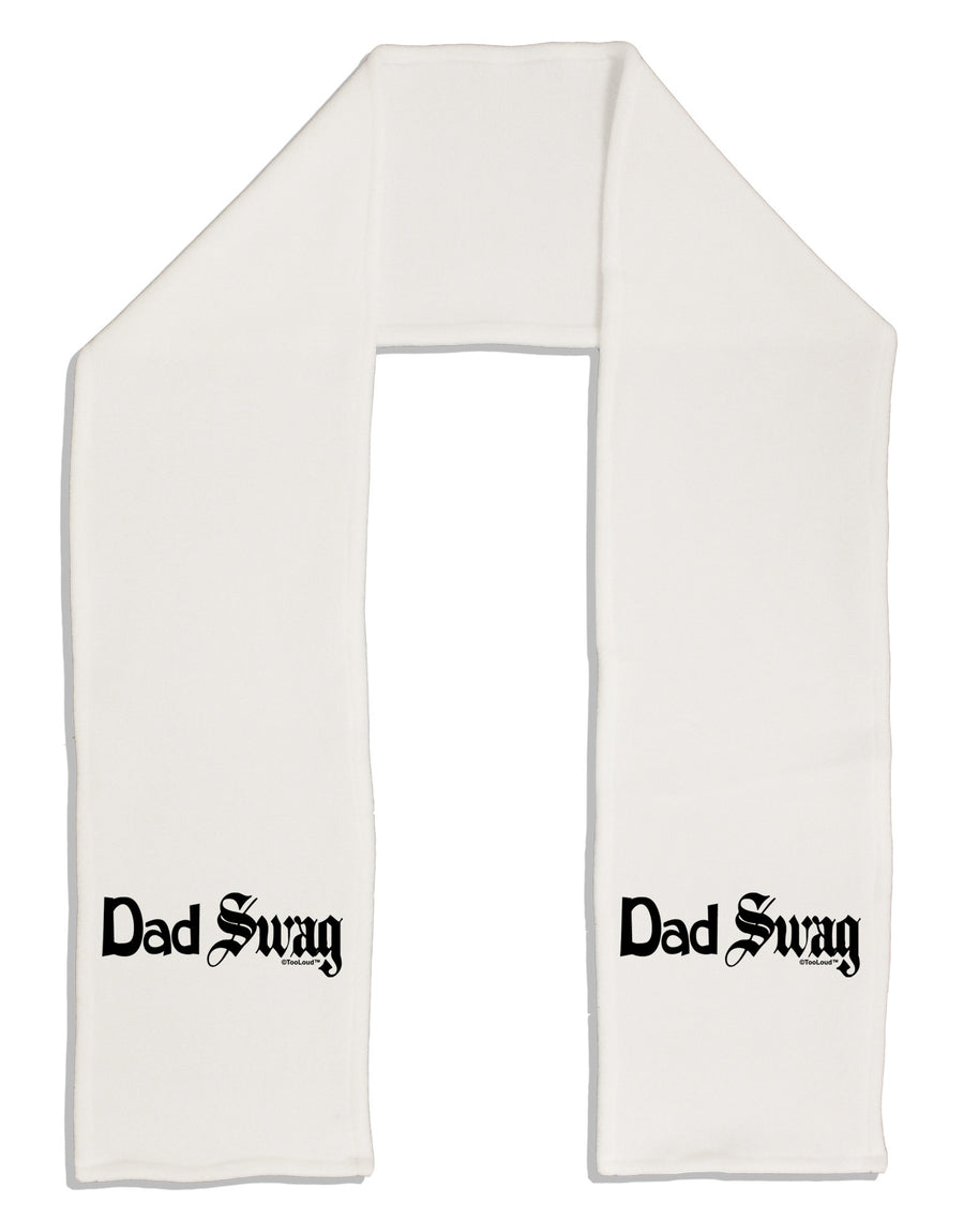 Dad Swag Text Adult Fleece 64&#x22; Scarf by TooLoud-TooLoud-White-One-Size-Adult-Davson Sales