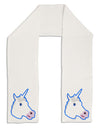 Fanciful Unicorn Adult Fleece 64&#x22; Scarf-TooLoud-White-One-Size-Adult-Davson Sales