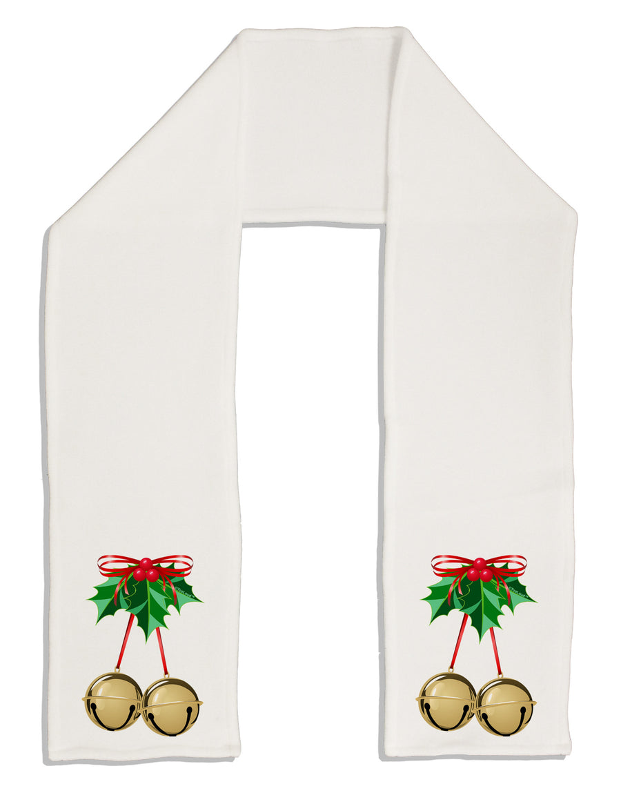 Jingle Balls Adult Fleece 64&#x22; Scarf-TooLoud-White-One-Size-Adult-Davson Sales