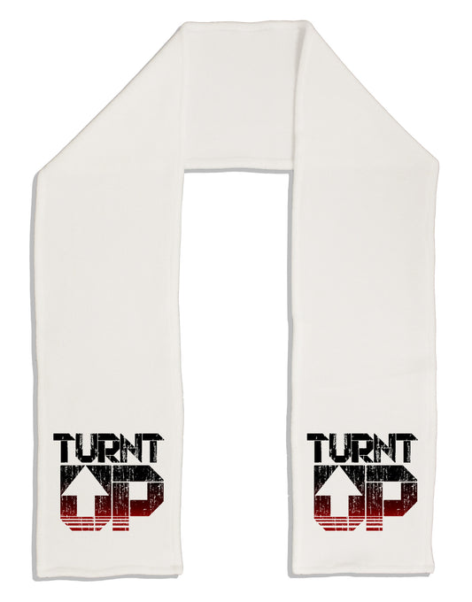 TooLoud Turnt Up Distressed Adult Fleece 64&#x22; Scarf-TooLoud-White-One-Size-Adult-Davson Sales
