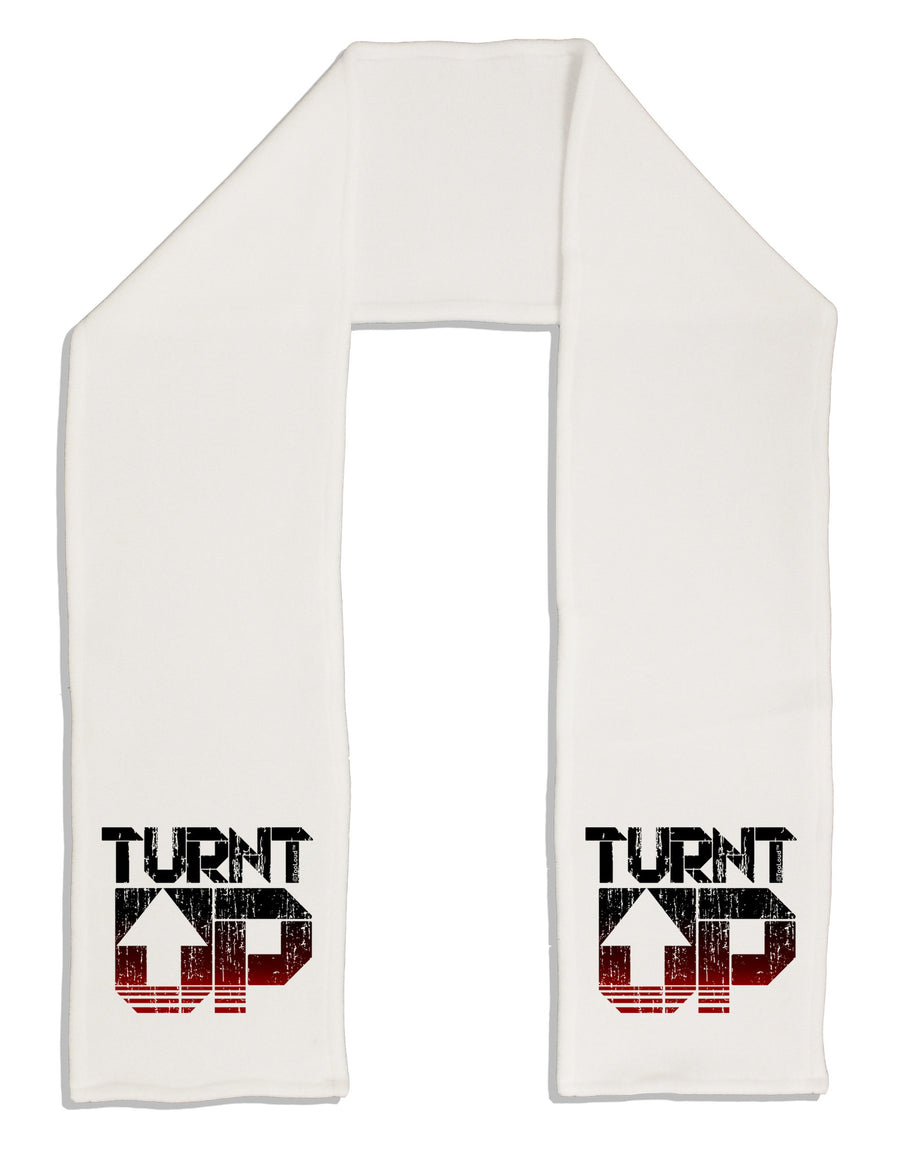 TooLoud Turnt Up Distressed Adult Fleece 64&#x22; Scarf-TooLoud-White-One-Size-Adult-Davson Sales