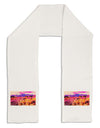 Colorful Colorado Mountains Adult Fleece 64&#x22; Scarf-TooLoud-White-One-Size-Adult-Davson Sales