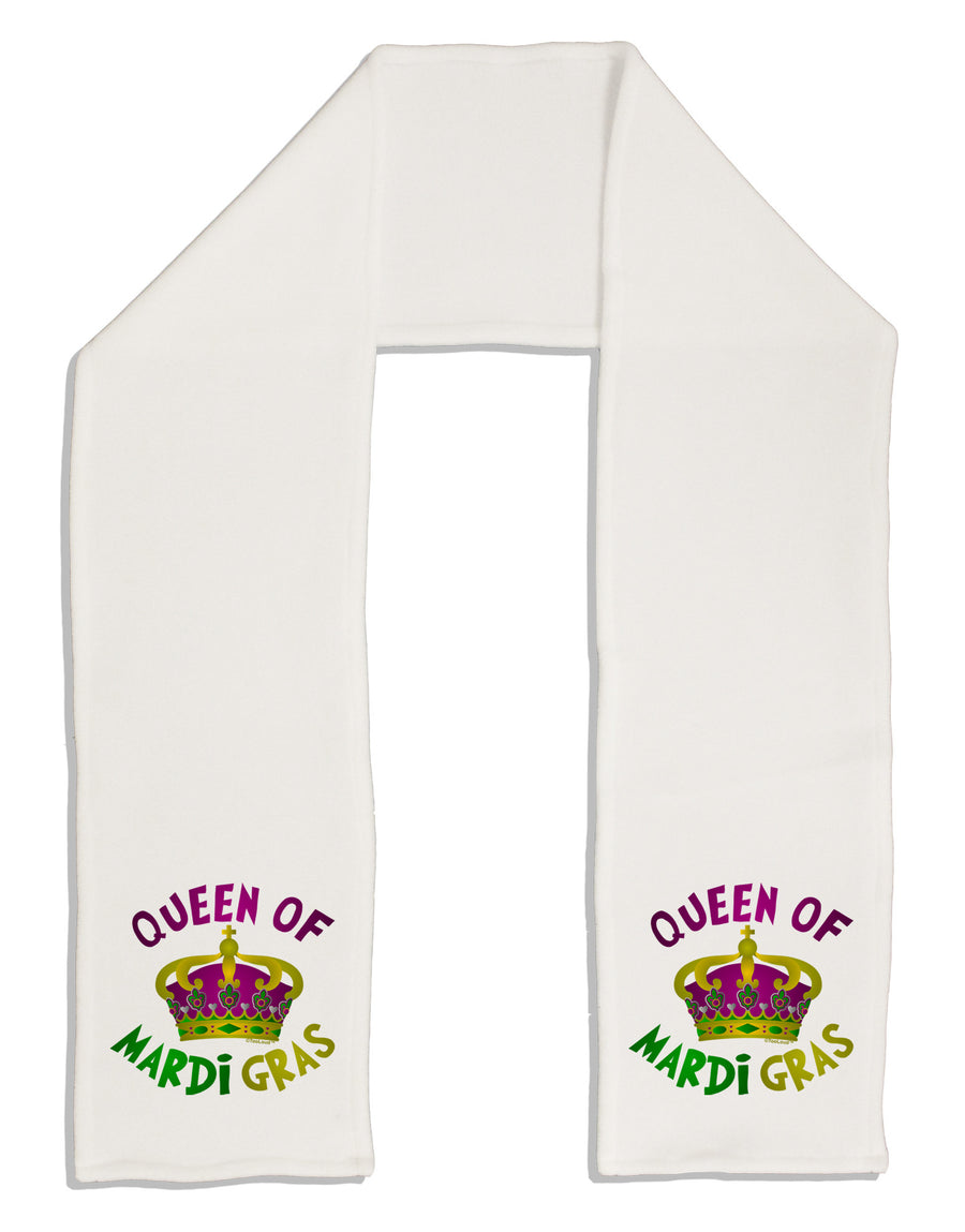 Queen Of Mardi Gras Adult Fleece 64&#x22; Scarf-TooLoud-White-One-Size-Adult-Davson Sales